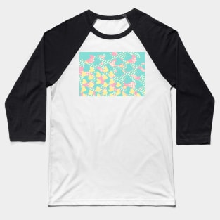 Icecream Pastel Hearts White Baseball T-Shirt